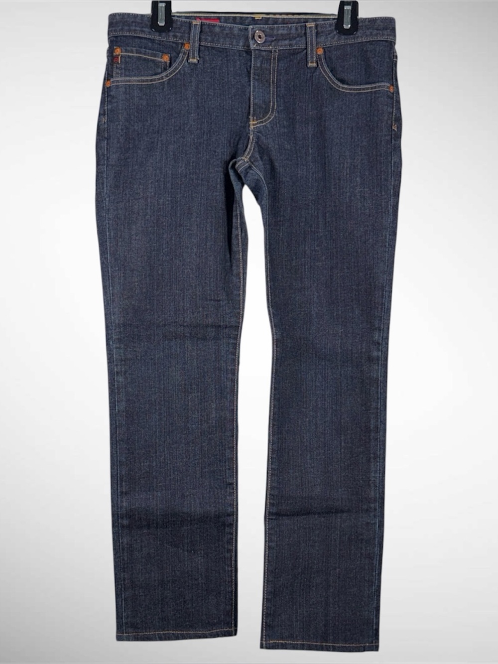 Women’s AG The Stilt Dark Indigo Cigarette Leg Jeans Size 30